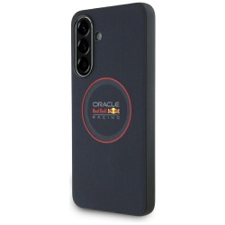 Red Bull Samsung A56 Hülle Case Meshed Logo Red Ring Blau