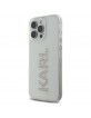 Karl Lagerfeld iPhone 16 Pro Hülle Case Rhinestones Transparent