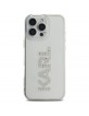 Karl Lagerfeld iPhone 16 Pro Hülle Case Rhinestones Transparent