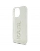 Karl Lagerfeld iPhone 16 Pro Hülle Case Rhinestones Transparent