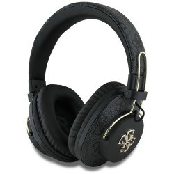 Guess Bluetooth Over-Ear Headphones ENC Metal 4G Logo Black