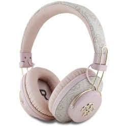 Guess Bluetooth Over-Ear Headphones ENC Metal 4G Logo Pink