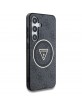 Guess Samsung S25 Hülle Case 4G Triangle MagSafe Schwarz