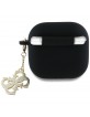 Guess AirPods 4 Case Cover Silicone Charm Black