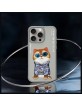 Nimmy iPhone 15 Pro Max Case Glasses Cool Cat Grey