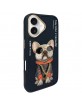 Nimmy iPhone 16 Case Glasses Cool Dog Black