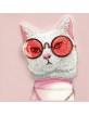 Nimmy iPhone 16 Case Glasses Cool Cat Pink