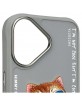 Nimmy iPhone 16 Case Glasses Cool Cat Gray