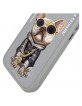 Nimmy iPhone 16 Case Glasses Cool Dog Grey