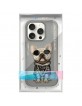 Nimmy iPhone 16 Pro Case Glasses Cool Dog Grey