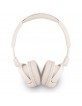 Guess Bluetooth Headphones Metal Logo Script Beige