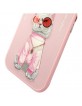 Nimmy iPhone 15 Case Glasses Cool Cat Pink