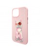 Nimmy iPhone 15 Case Glasses Cool Cat Pink