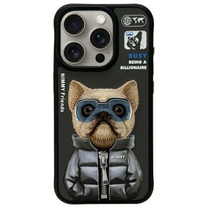 Nimmy iPhone 15 Pro Hülle Case Cool & Cute 2.0 Dog Schwarz