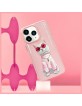 Nimmy iPhone 15 Pro Max Case Glasses Cool Cat Pink