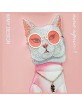 Nimmy iPhone 15 Pro Max Case Glasses Cool Cat Pink