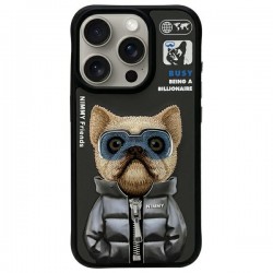 Nimmy iPhone 15 Pro Max Case Cool & Cute 2.0 Dog Black