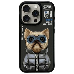 Nimmy iPhone 15 Pro Max Hülle Case Cool & Cute 2.0 Dog Schwarz