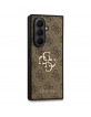 Guess Samsung Z Fold7 Case Big 4G Classic Logo Brown
