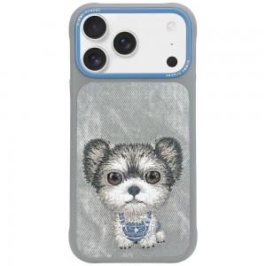 Nimmy iPhone 17 Pro Max Case Big Eyed Pet 2.0 Dog Grey