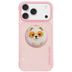 Nimmy iPhone 17 Pro Case Glasses Cool Dog MagSafe Pink