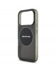 AMG Mercedes iPhone 17 Pro Case Double Layer Smocked MagSafe Black