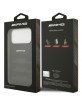 AMG Mercedes iPhone 17 Pro Max Hülle Case Echtleder Debossed Schwarz
