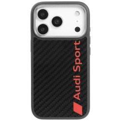 Audi iPhone 17 Pro Hülle Case Cover R8 Carbon Sport Schwarz