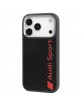 Audi iPhone 17 Pro Hülle Case Cover R8 Carbon Sport Schwarz