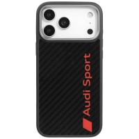 Audi iPhone 17 Pro Max Hülle Case Cover R8 Carbon Sport Schwarz