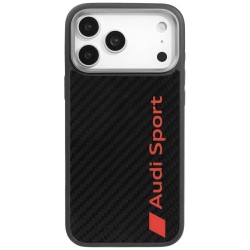 Audi iPhone 17 Pro Max Hülle Case Cover R8 Carbon Sport Schwarz