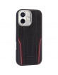 Audi iPhone 17 Hülle Case Cover Echtleder MagSafe R8 Schwarz Rot