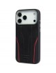 Audi iPhone 17 Pro Max Hülle Case Cover Echtleder MagSafe R8 Schwarz Rot