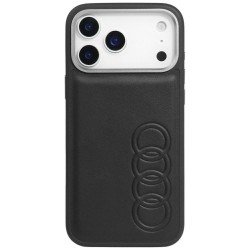 Audi iPhone 17 Pro Max Hülle Case TT Serie MagSafe Kunstleder Schwarz