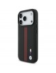 BMW iPhone 17 Pro Hülle Case M Power MagSafe Perforated Stripe Schwarz
