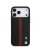 BMW iPhone 17 Pro Max Hülle Case M Power MagSafe Perforated Stripe Schwarz