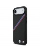 BMW iPhone 17 Air Case MagSafe M Perforated Tricolor Black