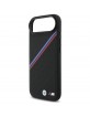BMW iPhone 17 Air Case MagSafe M Perforated Tricolor Black