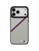 BMW iPhone 17 Pro Max Hülle Case MagSafe M Perforated Tricolor Grau