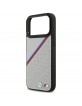 BMW iPhone 17 Pro Max Hülle Case MagSafe M Perforated Tricolor Grau