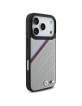 BMW iPhone 17 Pro Hülle Case MagSafe M Perforated Tricolor Grau