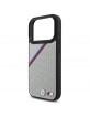 BMW iPhone 17 Pro Hülle Case MagSafe M Perforated Tricolor Grau