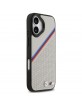BMW iPhone 17 Hülle Case MagSafe M Tricolor Perforated Grau