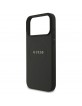 Guess iPhone 17 Pro Max Hülle Case Grained Ring MagSafe Schwarz