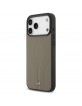 Mercedes iPhone 17 Pro Max Hülle Case Echtleder The Move MagSafe Taupe