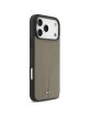 Mercedes iPhone 17 Pro Max Hülle Case Echtleder The Move MagSafe Taupe