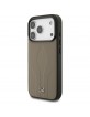 Mercedes iPhone 17 Pro Hülle Case Echtleder The Move MagSafe Taupe