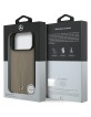 Mercedes iPhone 17 Pro Hülle Case Echtleder The Move MagSafe Taupe