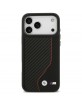 BMW iPhone 17 Pro Max Case Hülle M Carbon Line & Logo MagSafe Schwarz