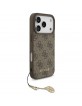 Guess iPhone 17 Pro 4G Charms MagSafe Case Brown